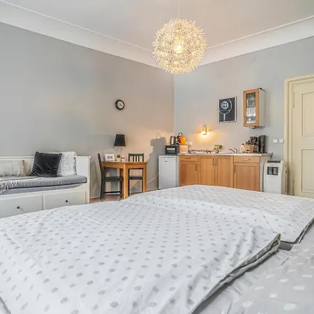 Bright Close To Charles Bridge And Castle