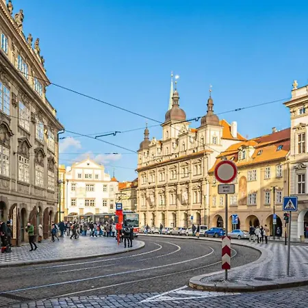 Bright Close To Charles Bridge And Castle Praha